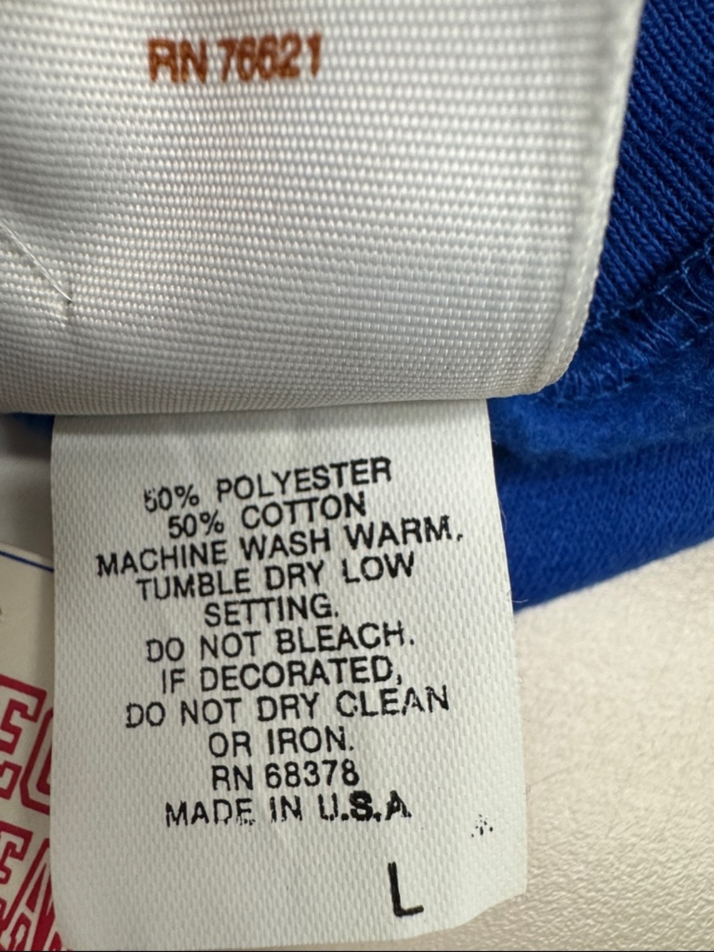 University of Rhode Island Rams Blue Crewneck Sweatshirt Vintage - Picture 5 of 5